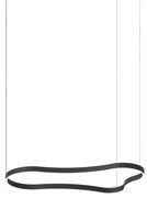 Ideal Lux - LED Żyrandol na lince WAVES LED/45W/230V CRI 90 czarny