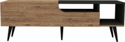 Stojak pod telewizor – 150 x 29,6 x 49,6 cm – Sosna atlantycka i antracyt – Płyta wiórowa pokryta melaminą