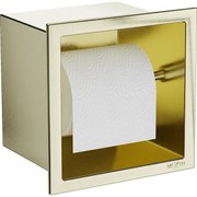 Mexen X-Wall-P uchwyt na papier toaletowy, złoty szczotkowany - 1953