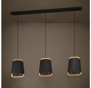 Eglo 390186 - Żyrandol na lince CAMALOZA 3xE27/40W/230V czarny