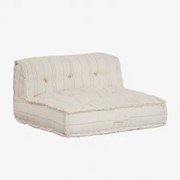 Sofa Środkowa Do Sofy Modułowej Z Bawełny Dhel Kolory Naturalne - Sklum