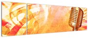 Obraz - Mikrofon retro (170x50 cm)