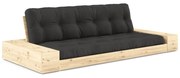 Ciemnoszara rozkładana sofa 244 cm Base – Karup Design