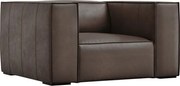Brązowy skórzany fotel Madame – Windsor &amp; Co Sofas