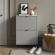 Wózek na buty szary 60x24x92 eliza