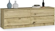 Minimalistyczna komoda do salonu dąb artisan H1-F49