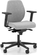 Obrotowe krzesło do biura Bjarg Swivel Chair LB UPH niskie oparcie