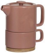 Dzbanek do herbaty z filiżanką NATURAL, 800 ml