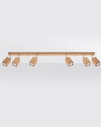 Listwa oświetleniowa KEKE 6 dąb SOLLUX  LIGHTING