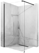 Ścianka prysznicowa Rea Aero Czarny Mat 110