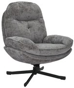 Fotel do salonu HARPER szary obracany SIGNAL