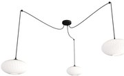 Lampa wisząca typu pająk z mlecznymi kloszami - D170 A1-C89