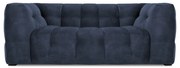 Niebieska aksamitna sofa Windsor &amp; Co Sofas Vesta, 208 cm