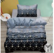 PrzytulneMieszkanie.pl PrzytulneMieszkanie.pl Bawełniana pościel ATHENA niebieska Rozmiar pościeli: 70 x 90 cm | 140 x 200 cm