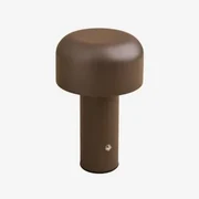 Loentia Bezprzewodowa Metalowa Lampa Stołowa Led Chocolate - Sklum