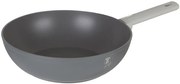 Szary wok z powłoką tytanową 28cm H8-G28
