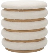 Ozdobna pufa okrągła DAMASCO, Ø 40 cm