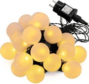 GARTHEN Oświetlenie ogrodowe, 20 diod LED, ciepła biel