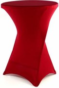 Pokrowiec ochronny na stół 80 x 80 x 110 cm - czerwony