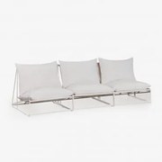 Modułowa Sofa Ogrodowa 3-częściowa Amaro Gardenia Biel - Sklum