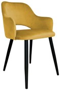 Krzesło NAPO VELVET musztardowe/curry ATOS