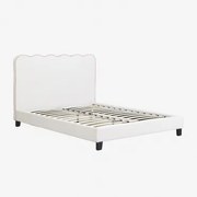 Tapicerowane Łóżko Zivon Tkaniny Róża & 160 X 200 Cm - Sklum