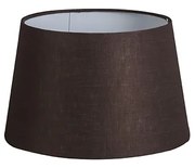 Lnianny abażur brązowy 25/16