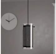 Eglo 900341 - Lampa wisząca PINTO TEXTIL 1xE27/10W/230V na linku