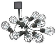 LED solarny łańcuch zewnętrzny 10xLED/1,2V 300mAh 3,8m IP44