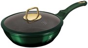 Aluminiowa zielona patelnia z powłoką tytanową 24cm B3-F37