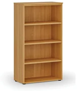 Regał biurowy PRIMO WOOD, 1434 x 800 x 420 mm, buk