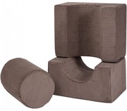 Aesthetic Shape Set 3-elementowy, Brązowy - Meowbaby®