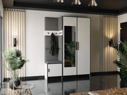 Garderoba ROJ 13 Biały + Szary