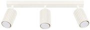 Beżowa trzypunktowa lampa sufitowa - D307-Melson