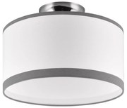 Szara lampa sufitowa ø 30 cm Davos – Trio