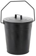 Aldotrade Wiadro na popiół z pokrywą, śr. 21/27 cm, wys. 36 cm