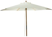 Parasol ogrodowy drewniany, Ø 250 cm