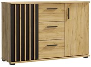 Komoda z lamelami 120 cm M3-D31