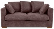 Ciemnobrązowa sofa 175 cm Comfy – Scandic