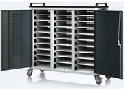 Alfa 3 Wózek do ładowania laptopów/tabletów, 30 przegródek, szary/antracyt