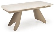 Stół rozkładany SALIX 180(260)x90 trawertyn/kaszmirowy HALMAR