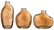 Pomarańczowy szklany wazon (wysokość 15,5 cm) Tilia – Bloomingville
