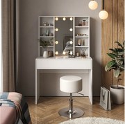 Stół toaletowy biały 93x40x147 alexa