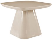 Stolik pomocniczy z MDF - Lakierowany taupe - NATAZA