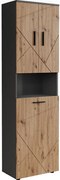 Szafki wysokie  antracyt/artisan 50x30x172 irma