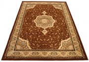 Brązowy klasyczny dywan N9-F61