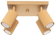 Sollux SL.1564 - Oświetlenie punktowe KARBON 4xGU10/10W/230V złoty