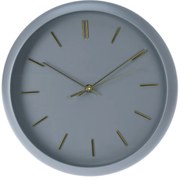 Zegar ścienny nowoczesny, złote wskazówki, Ø 31 cm