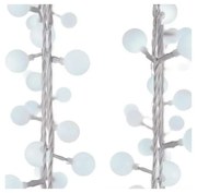 LED Zewnętrzny łańńcuch bożonarodzeniowy 40xLED/9m IP44 zimna biel