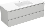 Mexen Orio szafka łazienkowa 120 cm z umywalką Otis, 2 szuflady, szara mat/biała mat - 91A10-12047-2-BFF62-W18M01